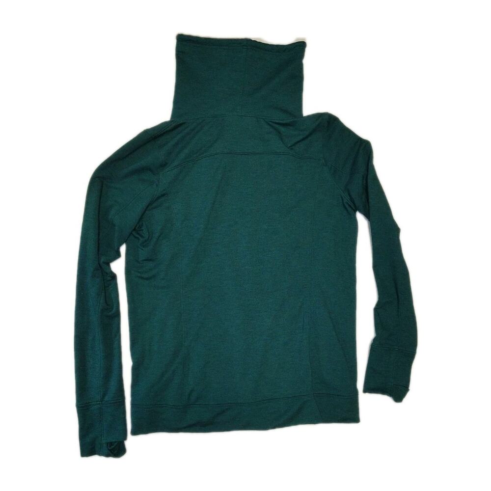 Under Armour Women's Size L Fitted Long Neck Pullover Sweatshirt Zip Pockets - Picture 2 of 4